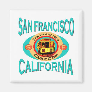 San Francisco Kalifornien gåva Magnet