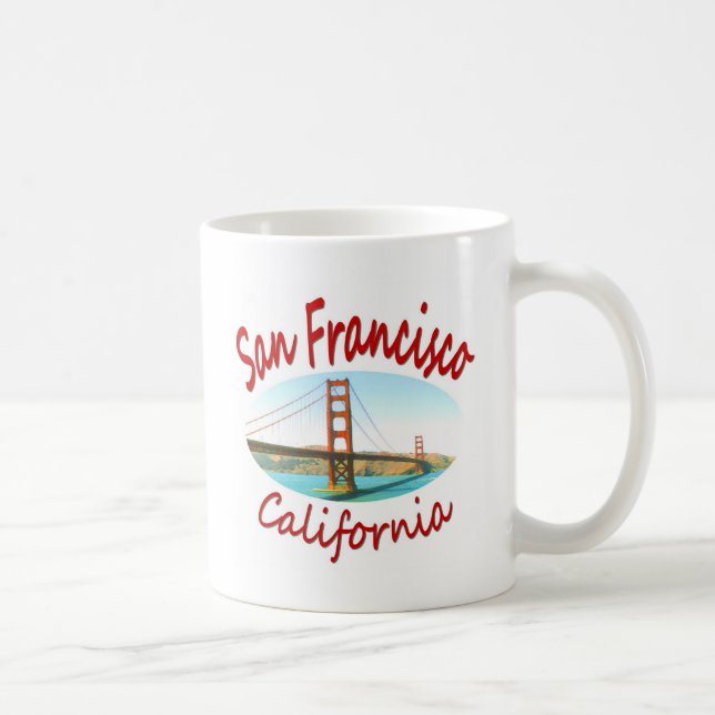 San Francisco Kalifornien Kaffemugg (Höger)