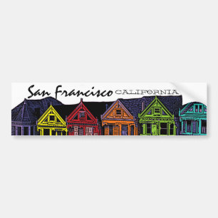 San Francisco Kalifornien-klistermärke Bildekal