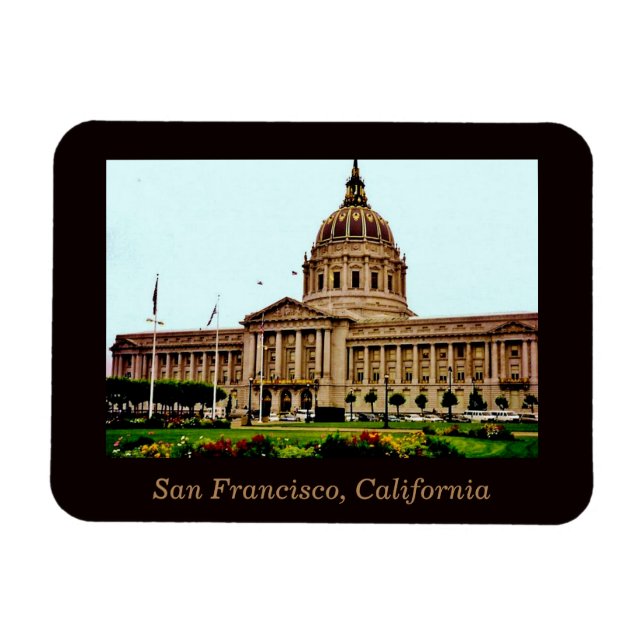 San Francisco, Kalifornien Magnet (Horisontell)