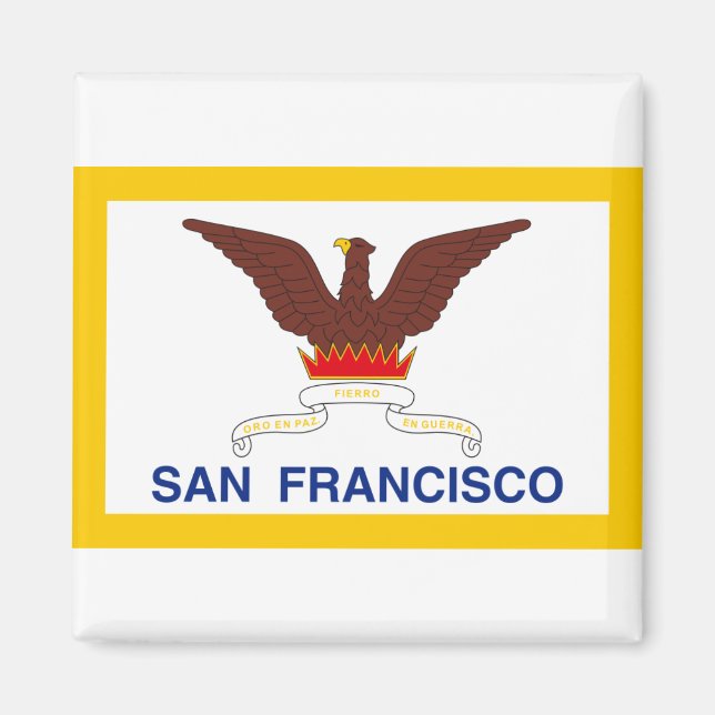 San Francisco Kalifornien Magnet (Framsidan)