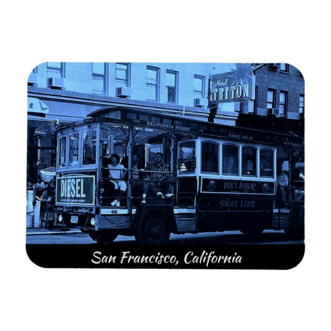 San Francisco, Kalifornien Magnet (Horisontell)