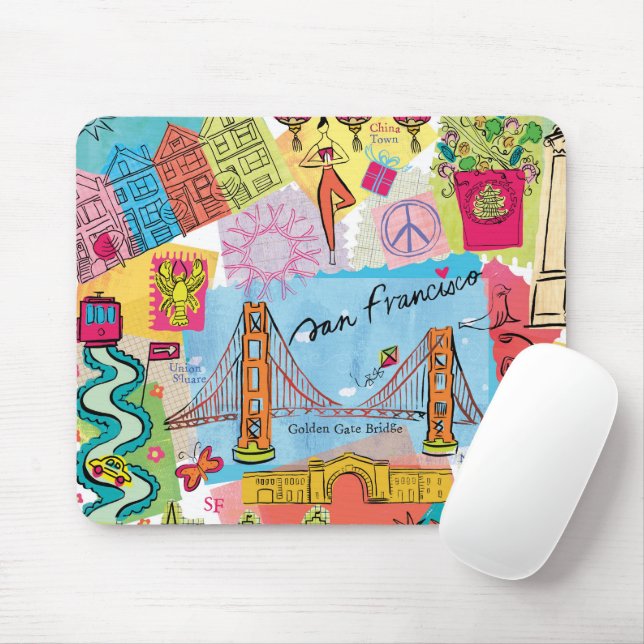 San Francisco, Kalifornien Musmatta (Med mus)