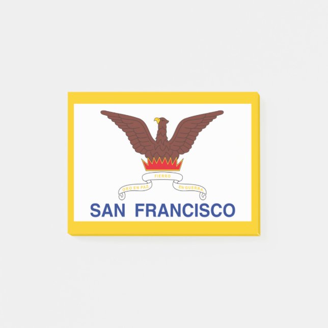 San Francisco Kalifornien Post-it Block (Framsida)