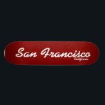 San Francisco, Kalifornien Skateboard Bräda 20,5 Cm<br><div class="desc">San Francisco,  Kalifornien Skateboard</div>