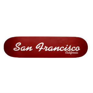 San Francisco, Kalifornien Skateboard Bräda 20,5 Cm