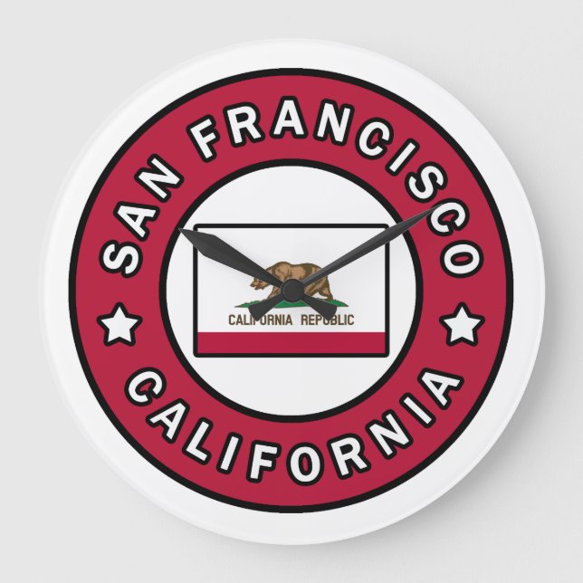 San Francisco Kalifornien Stor Klocka (Framsida)