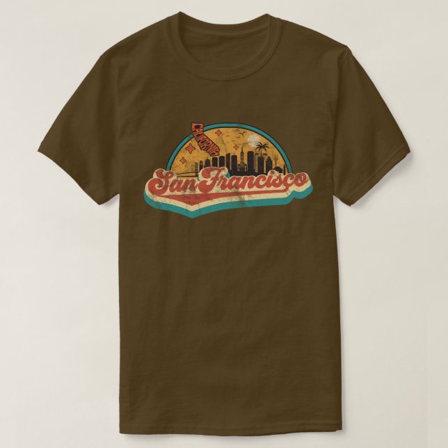 San Francisco, Kalifornien T Shirt (Design framsida)