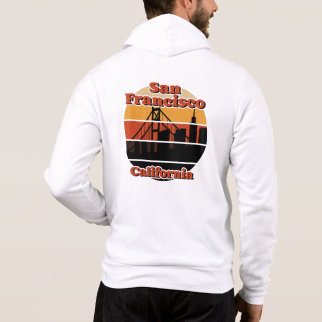 San Francisco,Kalifornien T Shirt (Baksida)