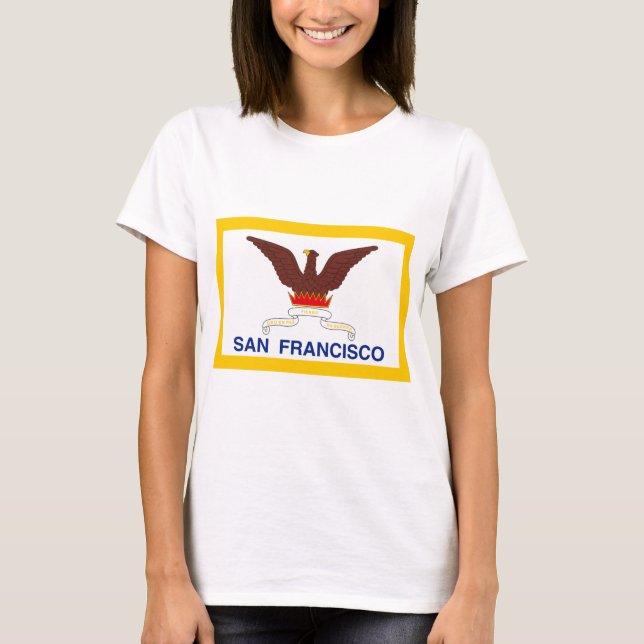 San Francisco Kalifornien T Shirt (Framsida)