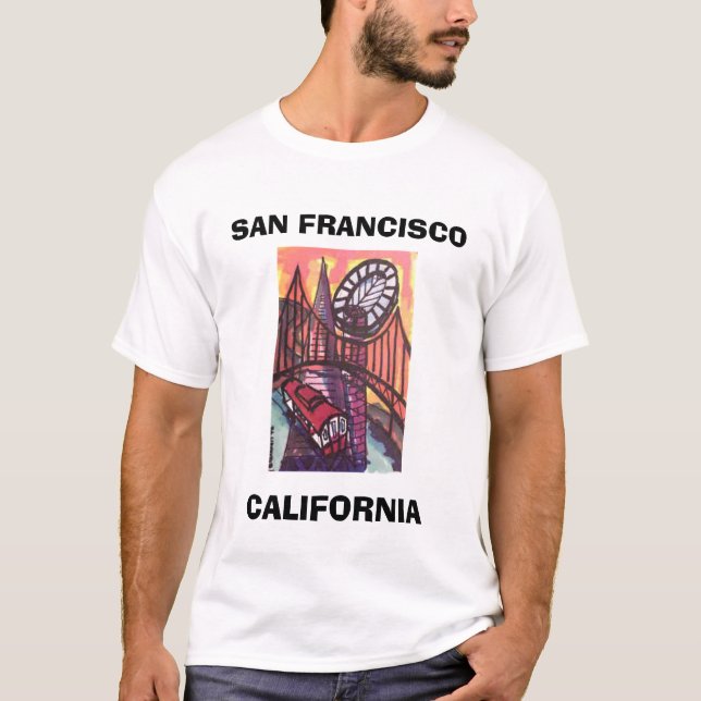 SAN FRANCISCO KALIFORNIEN TEE (Framsida)