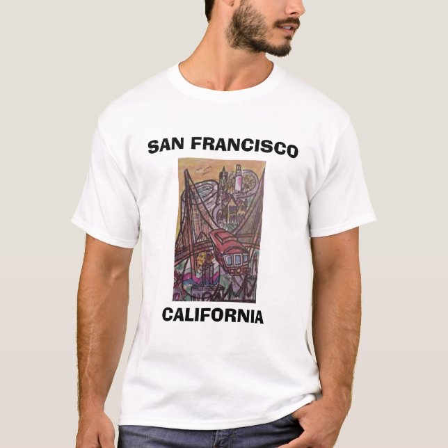 SAN FRANCISCO KALIFORNIEN TEE SHIRT (Framsida)