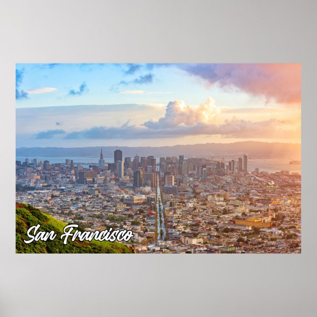 San Francisco, Kalifornien, USA Poster (Framsidan)