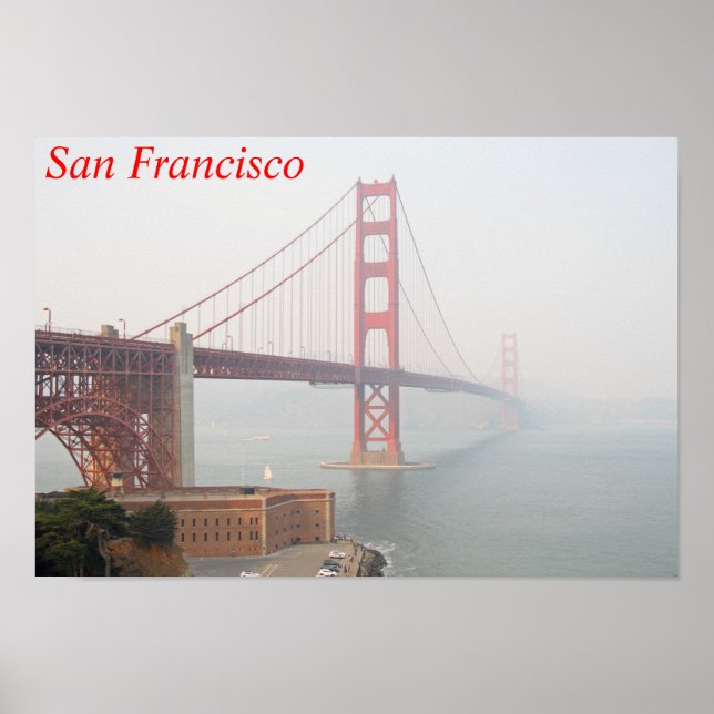 San Francisco, Kalifornien, USA Poster (Framsidan)