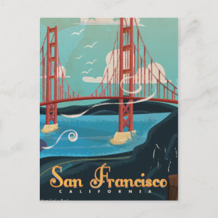 San Francisco Kalifornien USA Resaaffisch Vykort