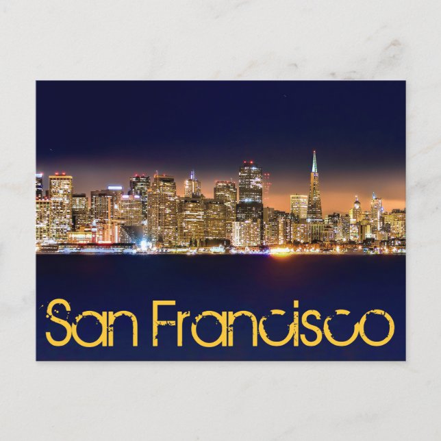 San Francisco, Kalifornien, USA Vykort (Framsida)