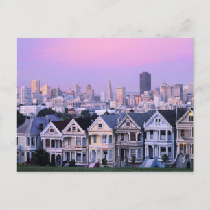 San Francisco, Kalifornien. Utsikt över viktorians Vykort