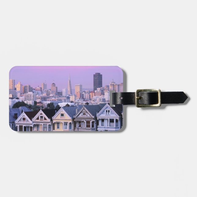 San Francisco, Kalifornien. Vy över Victorian Bagagebricka (Horisontell Framsida)
