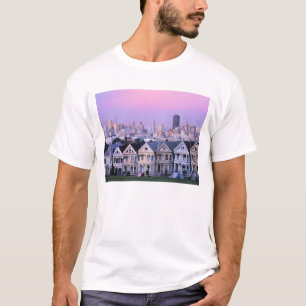 San Francisco, Kalifornien. Vy över Victorian T Shirt