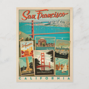 San Francisco, Kalifornien Vykort