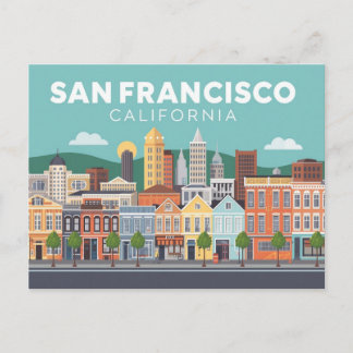 San Francisco Kalifornien Vykort