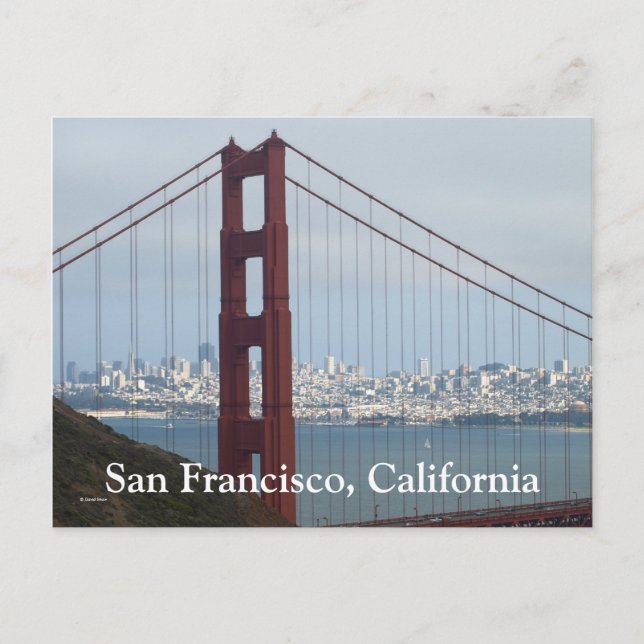 San Francisco, Kalifornien Vykort (Framsida)
