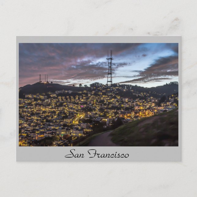San Francisco Kalifornien  Vykort (Framsida)