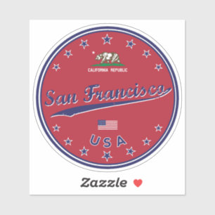 San Francisco Klistermärken