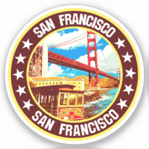San Francisco Klistermärken