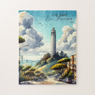 San Francisco Landmark Souvenir Pussel