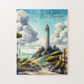San Francisco Landmark Souvenir Pussel