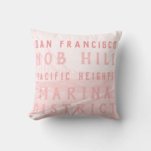 San Francisco Landmarks | ROSA Kudde (Framsida)