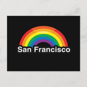 SAN FRANCISCO LGBT PRIDE RAINBOW -.png Vykort