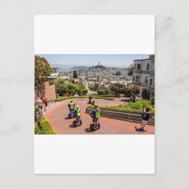 San Francisco Lombard St Vykort (Framsida)