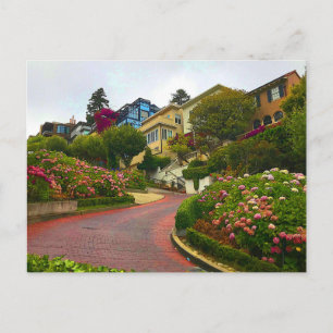 San Francisco Lombard Street #2 vykort