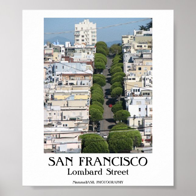 SAN FRANCISCO - Lombard Street Poster (Framsidan)