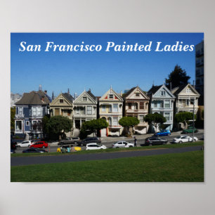 San Francisco målade affischen för damer #4 Poster
