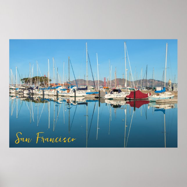 San Francisco Marina Poster (Framsidan)