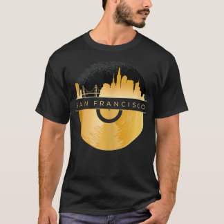 San Francisco med San Francisco Skyline T Shirt