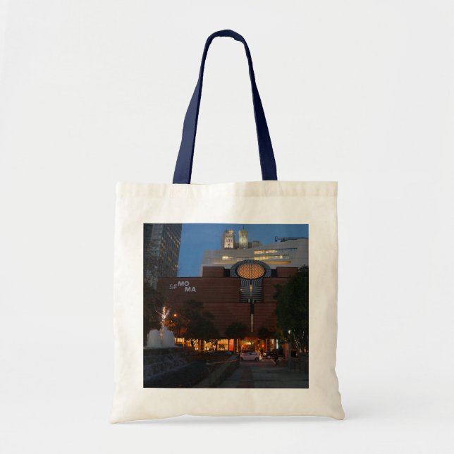 San Francisco MOMA Tote Bag Tygkasse (Framsidan)