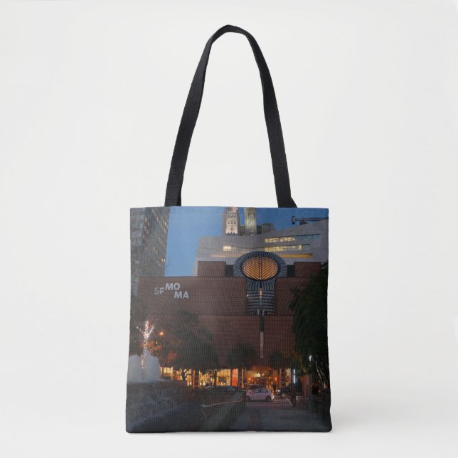 San Francisco MOMA Tote Bag Tygkasse (Framsida)