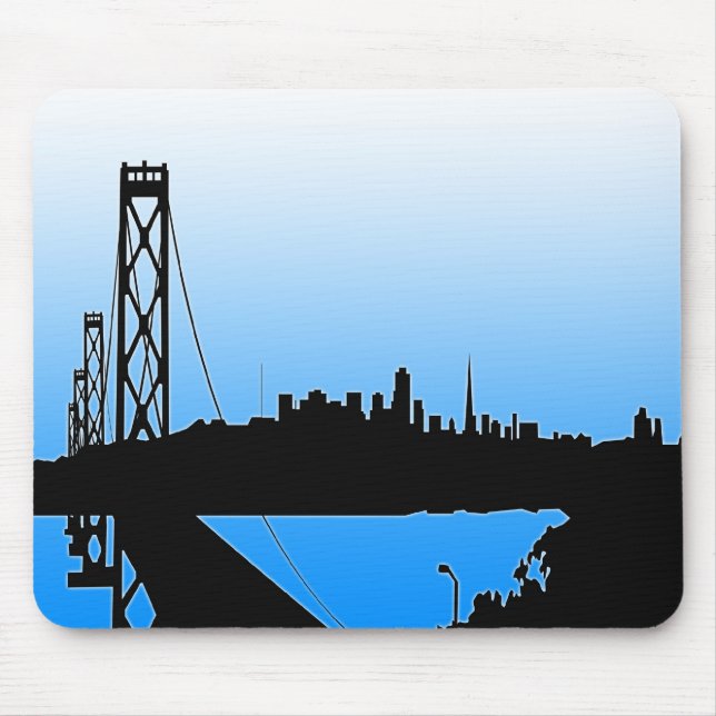 San Francisco Mousepad Musmatta (Framsidan)