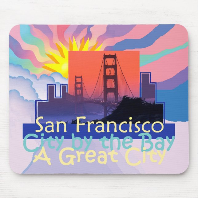 SAN FRANCISCO Mousepad Musmatta (Framsidan)