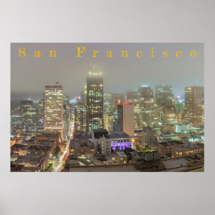 San Francisco Natt Poster