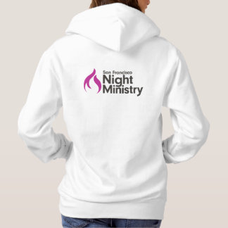 San Francisco Night Mission Hoodie - White T Shirt