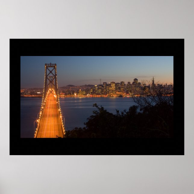 San Francisco Nightfall Poster (Framsidan)