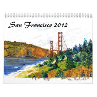 San Francisco och den guld- grinden Kalender