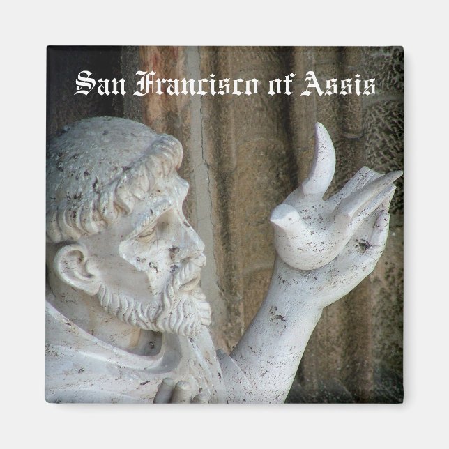 San Francisco och duven Magnet (Framsidan)