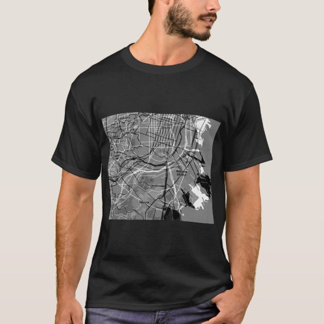 San Francisco offset Toner karta T Shirt (Framsida)