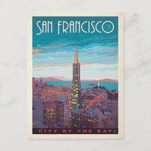 San Francisco Ort efter bukten Vykort
